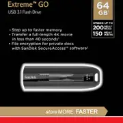 SanDisk Extreme Go 64GB USB 3.1 Flash Drive