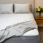 Protect-A-Bed Signature Tencel Tailored Neverslip Sheet Set - Silver - Super King