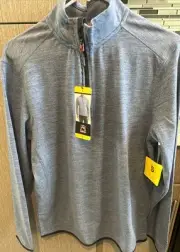 Avalanche Men's Quarter Zip Top Stand Up Pullover | NWT Size S