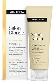 John Frieda Salon Blonde - Honey Blonde - Colour Finishing - Keeps the Golden Warm Blonde Tone Fresh until the Next Barber Visit - Volume: 120 ml - Formulated without Ammonia or Peroxide Holds