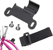 Cycling Pump Holder - Pump Holder Clip Bracket with Strap | Lightweight Stand for Inflator Diameter of About 2cm, Riding Accessories