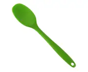 Silicone Long Handle Spatula Non-stick Scraper Spoon Kitchen Cooking Utensil-Green