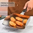 Kitchen Tools Food Spatula Stainless Steel Mobile Shovel Grill Scraper