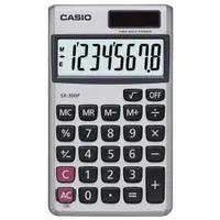 在飛比找PChome24h購物優惠-Casio 8位數國家考試機口袋輕巧型計算機SX-300P