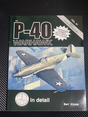 Kinzey, Bert. P-40. Warhawk Vol 61 Y1P-36 Through P-40C. In Detail 1997