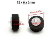 1PC Pinch Roller 12X6x2 for JVC 218 254 354 318 718 cassette deck tape Recorder