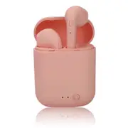 mini-2 TWS wireless earphones bluetooth 5.0 earphones sports earbuds waterproof earphones for iphone Huawei Xiaomi smartphon - Pink