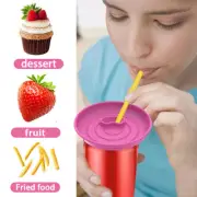 Silicone Beverage Can Snack Tray Reusable Drink Cup Food Tray Cinema