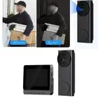 Wireless Intercom Doorbell System with 4 3 Inch Monitor and Snapshot Feature