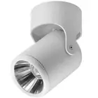 White Black Dimmable Rotating LED Downlights Surface Mounted Adjustment COB AC85