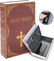 Book Safe Combination Lock Bible: Ohuhu Secret Compartment Safe Multi-Use Portab