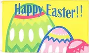 Happy Easter Flag 3' x 5' - Happy Easter Flags 90 x 150 cm - Banner 3x5 ft - AZ FLAG
