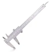 Vernier Caliper, DVLR-0605 0-6 Inch/150 mm, Inch (Fraction)/Metric, Stainless...