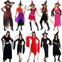 在飛比找ETMall東森購物網優惠-Halloween Witch Costume Adult 