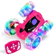 RC Stunt Car 4WD 2.4GHz - Double-Sided 360° Rotating Remote Control Toy with ...