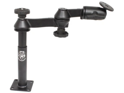 RAM-VP-SW1-47 :: RAM Tele-Pole with 4" And 7" Poles, Double Swing Arms And Round