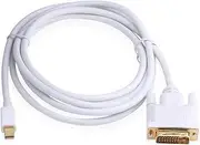 Mini DisplayPort Male to DVI Male Adapter Cable Display Converter Cord 1080p Full HD 3M 1.8M Gold Plated - 3M