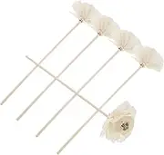 5pcs Peony Flower Diffuser Sticks for Home Office Decor Realistic Replacement Sticks for Essential Oil Diffuser Lifelike Floral Arrangement