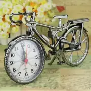 Vintage Arabic Numeral Bicycle Shape Creative Table Alarm Clock Home Decor