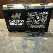Collingwood 2023 Premiers Carlton Draught 6 Pack Empty New