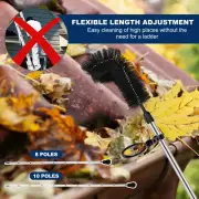 Gutter Cleaning Tool Stainless Steel Roofing Gutter Tool Gutter Length Kojwd