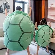 Multifunctional Giant Wearable Turtle Shell Pillow, Turtle Power Shell 80/100/120cm Funny Cosplay Pillows Cushion (120CM/47.2in)