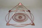 26*26 cm 12"*12" Copper Energy Giza Style Pyramid Sacred Cubit Orgone 6mm