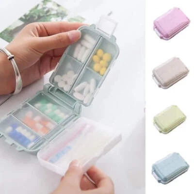 1Pc Portable Mini Pill Box Medical Kits Vitamin Pills Box Storage Box Pill Conta