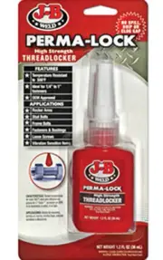 J B Weld 27136 J B Perma Lock 36Ml Red Threadlocker