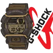 Casio G-SHOCK GD400-9 Face Protector Flash Alert Green Digital 200m Men's Watch