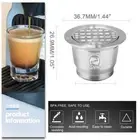 For Nespresso Steel Coffee Capsule Refillable Reusable Espresso Pods J❄