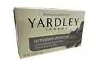 YARDLEY Bath Bar Soap 1 Pack 4 oz Activated Charcoal Bentonite Clay Clean