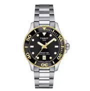 BRAND NEW Tissot Seastar 1000 Quartz 36mm Black Dial Unisex Watch T1202102105100