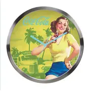 Coca Cola Coke Wall Clock Pin Up Palm Trees