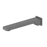 Greens Swept Bath Spout PVD Gunmetal 18601909