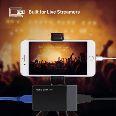 USB 3.0 HDMI Video Capture Record Phone Game Conference Live Broadcast Streaming