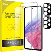 [JETech] Screen Protector for Samsung Galaxy A53 5G with Camera Lens Protector, Tempered Glass Film, HD Clear, 2-Pack Each