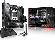 ASUS ROG Strix X670E-I Gaming WiFi Motherboard Socket AMD AM5 (Ryzen 7000, Mini-ITX, DDR5 Memory, 2X M.2, USB 3.2 Gen 2x2, PCIe 5.0, 2X USB 4, M.2 Backplate, WiFi 6E, Aura Sync)