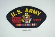 ARMY OPERATION ENDURING FREEDOM VETERAN Iron/Sew on Patch HAT, JACKET, VEST P698
