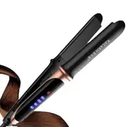 4 Gears Adjustable Temperature 2in1 Professional Flat Iron Hair Straightener Fast Warm-up Styling Tool For Wet or Dry Hair