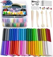Polymer Clay Kit, 46 Colors, Oven Bake, with Tools, for Adults & Kids