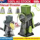 Vegetable Fruit Slicer Cutter Shredder Food Manual Rotary Grater Chopper