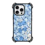 iPhone 16 Pro Bounce Case MagSafe Compatible Blue Hydrangea Iphone Case By Ann Upton