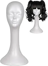 Styling Head - Foam Wig Holder Stand, Foam Mannequin Head Stand | Hat Headdress Headset Display shoting Props, Foam Head Model for Hair Styling Hat Display Wigs Masks Cosmetology Training Use