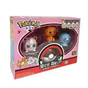 3pcs Face-Changing Poke Ball Set Charmander Squirtle Action Figure Model
