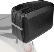Motorcycle Seat Bag | 9L Reflective PVC Motorcycle Luggage Rack Bags,Cycling Gear Rack Zipper Storage Pouch Quick Release for Water Cups Mobile Phones Sunglasses