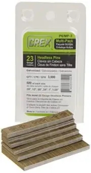 P6/MP-3 23 Gauge Multi-Pack Headless Pins 3000 per box
