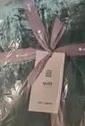 West Elm Lush Velvet Tack Stitch Queen Quilt Botanical Garden
