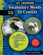 New 101 Lessons: Vocabulary Words in Context by Camden, Greg Grade3-5