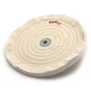 2pcs 10"White Cloth Polish Wheel Jewelry Buffer Pad Accessories For Rotary Tool